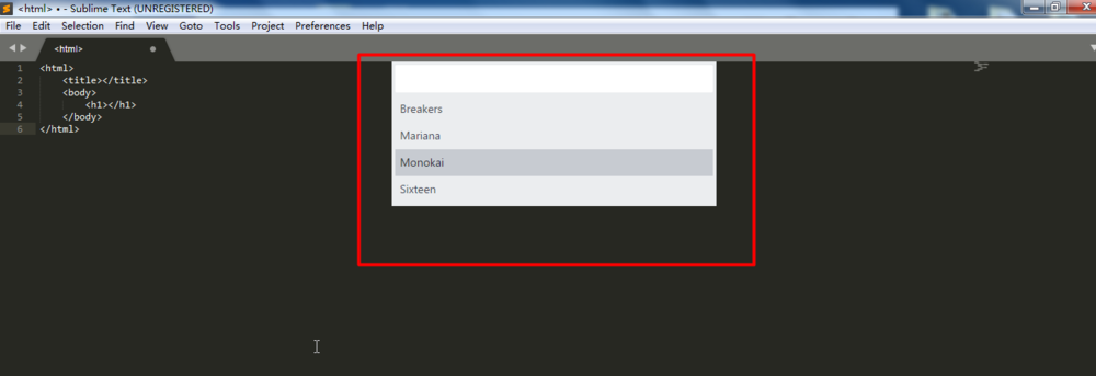 SublimeText,背景颜色
