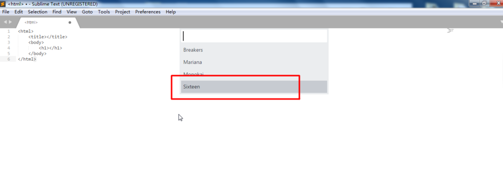 SublimeText,背景颜色
