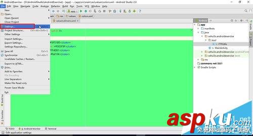 AndroidStudio,注释,颜色