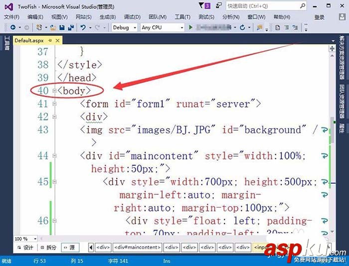 VisualStudio,网页,文本框