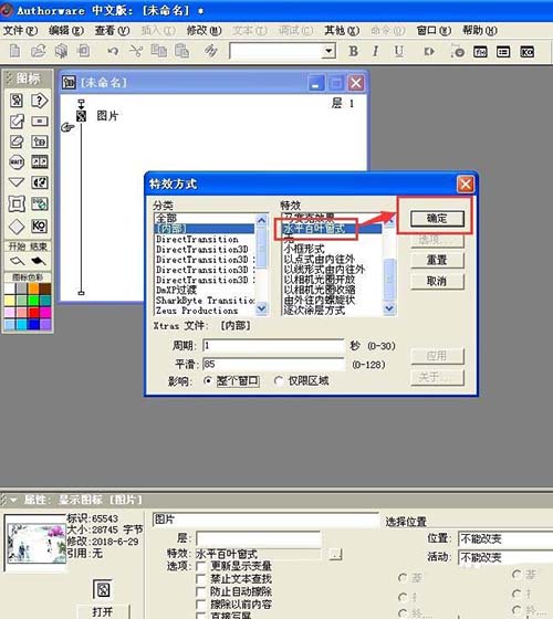 Authorware,图片,特效