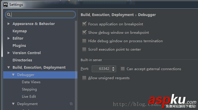 webstorm,Debug