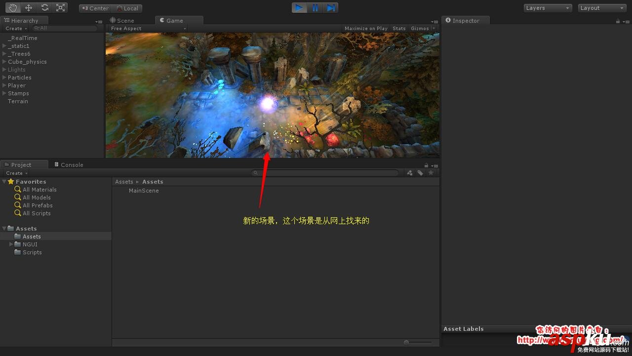 Unity3D 使用 WWW 加载场景并显示进度条 Unity3D,加载场景,显示,进度条