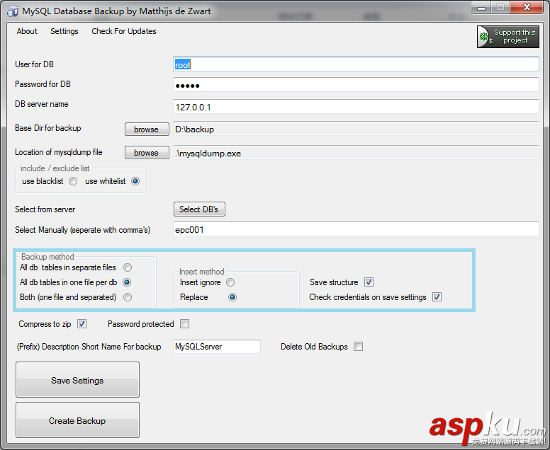 MySQL,Backup