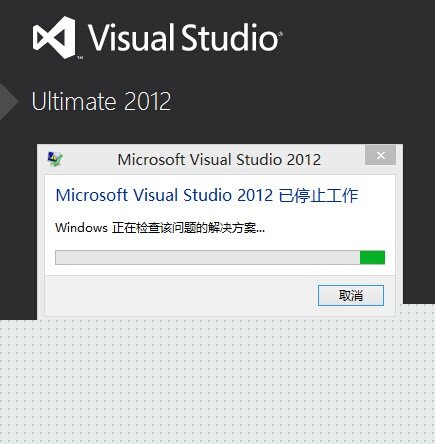 Visual,Studio,已停止工作