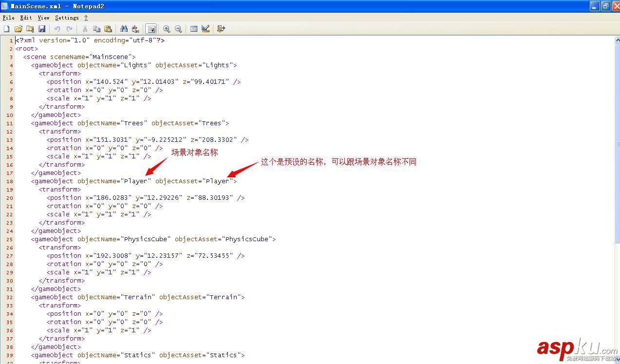 Unity3D,场景,导出,XML,解析,还原