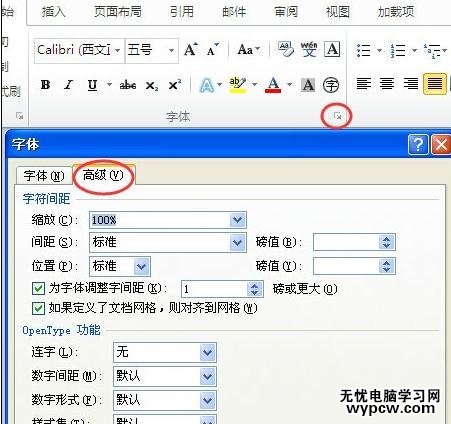 word2010中介绍选项卡的功能