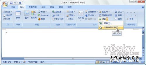 Word 2007合并文档1