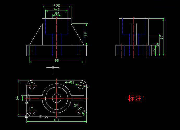 AutoCAD如何将三维模型投影到二维平面上？