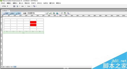 Dreamweaver中如何创建表格和表格的编辑