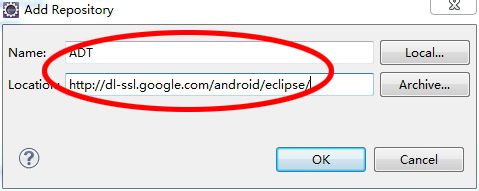 如何在eclipse中添加android ADT