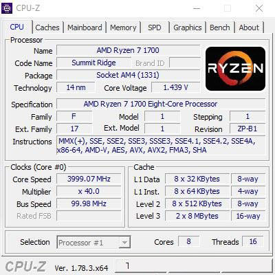 AMD Ryzen 7 1700超频成绩曝光 完胜intel酷睿i7处理器