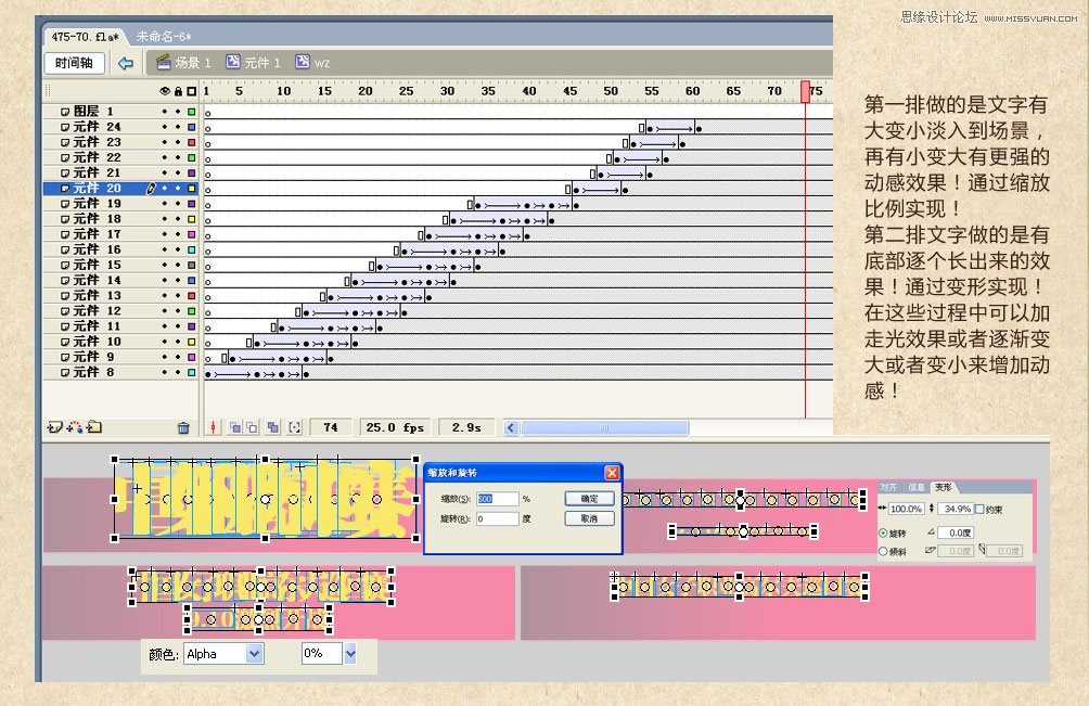 FLASH基础教程：简单快速的创作FLASH动画,PS教程,思缘教程网