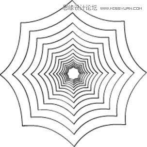 Flash基础教程：绘制逼真的蜘蛛网效果图,PS教程,思缘教程网