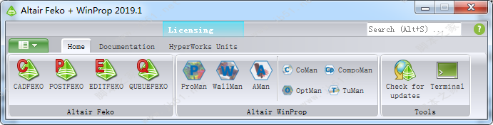 Altair HW FEKO + WinProp 2019安装破解教程