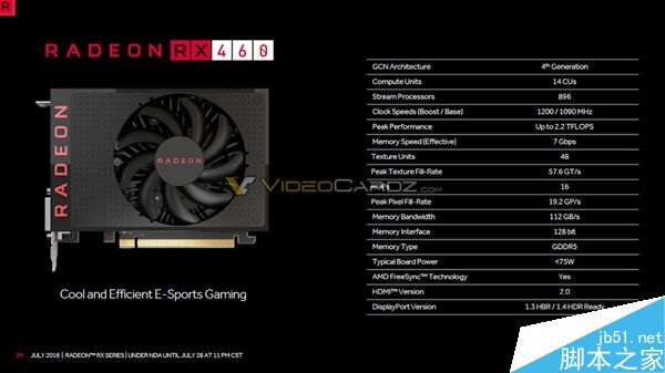 AMD RX 470/460显卡上市时间、游戏跑分全曝光