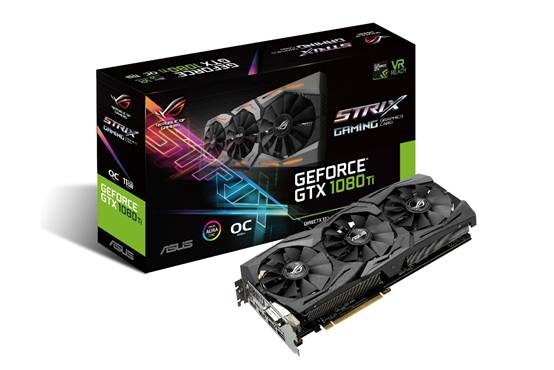 超级卡皇 华硕ROG STRIX GTX1080Ti问世 