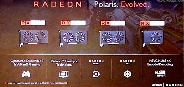 AMD RX 500系显卡全曝光：RX570性价比最高