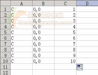 用EXCEL表格帮忙绘制AUTOCAD同心圆 武林网 AutoCAD教程