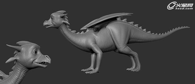 3DSMAX制作可爱卡通小龙角色 武林网 3DSMAX角色教程
