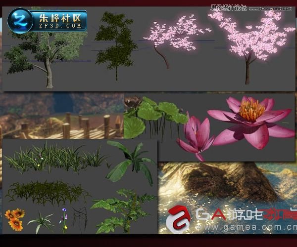  3DMAX制作仙灵岛动漫场景过程赏析,