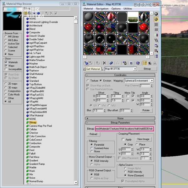 3DMAX制作炫酷的红色跑车教程,PS教程,思缘教程网