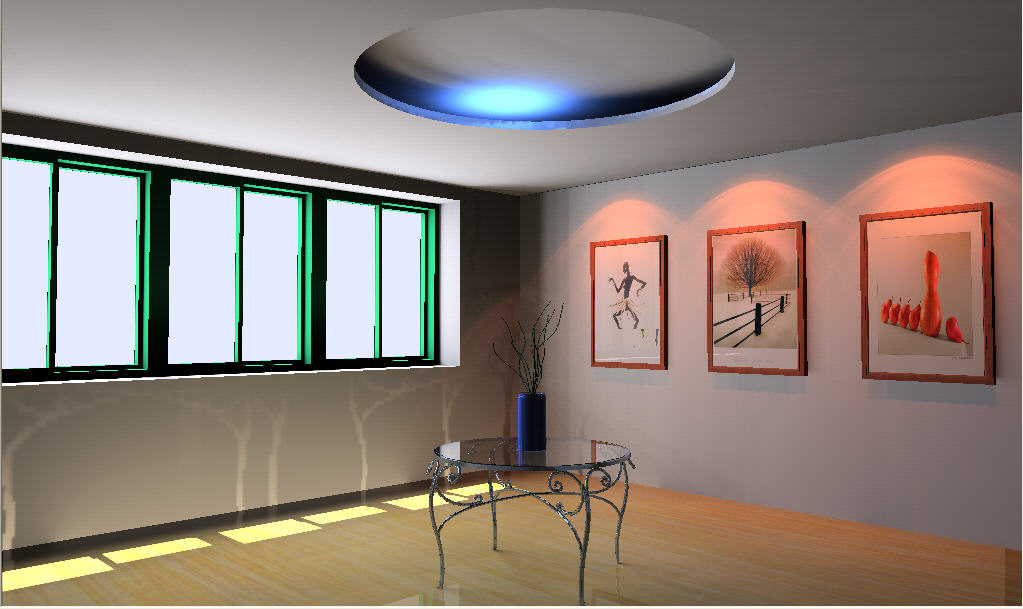 Lightscape实现异型暗藏灯的效果 武林网 3DSMAX室内教程