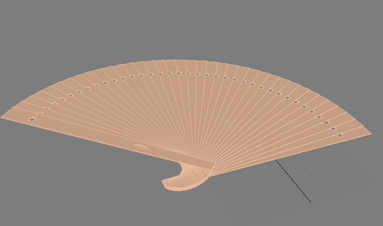 3dsmax打造漂亮木扇 武林网 3dsmax建模教程