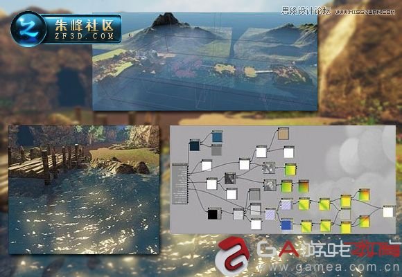  3DMAX制作仙灵岛动漫场景过程赏析,