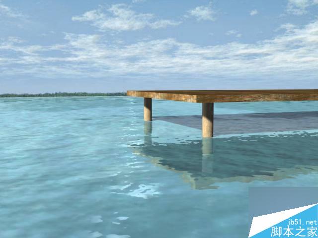 3dmax制作水的方法 武林网 3dsmax材质教程系列之水的材质制作