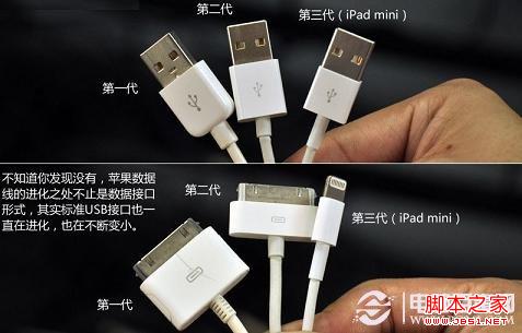 iPad mini数据线接口对比