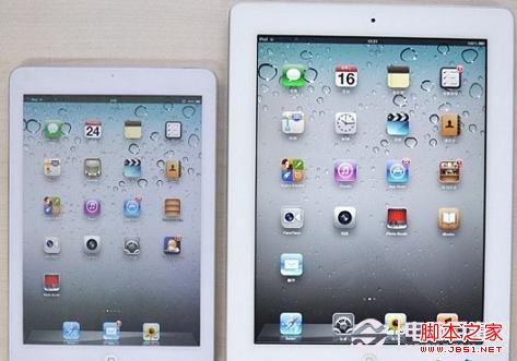 iPad Mini与iPad3正面外观对比