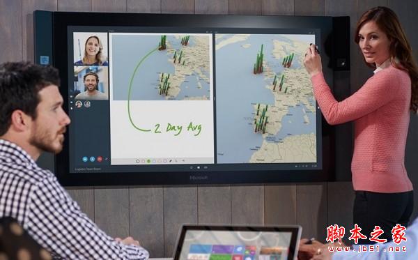 微软公布55英寸/84英寸Surface Hub规格信息