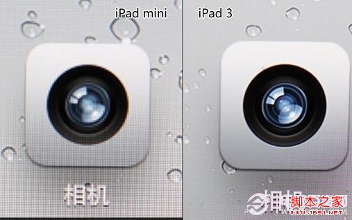 iPad mini与iPad3屏幕画质对比