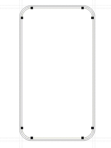 CDR绘制简洁IPHONE4手机教程 武林网 CDR实例教程5.jpg