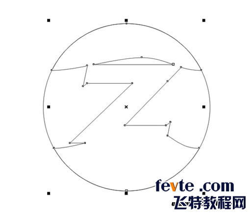 CDR绘制金属质感标志 武林网 CDR实例教程