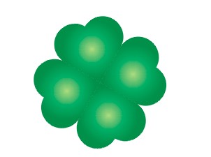 CDR制作四叶草 武林网 CorelDraw实例教程
