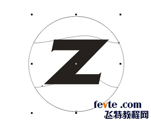 CDR绘制金属质感标志 武林网 CDR实例教程