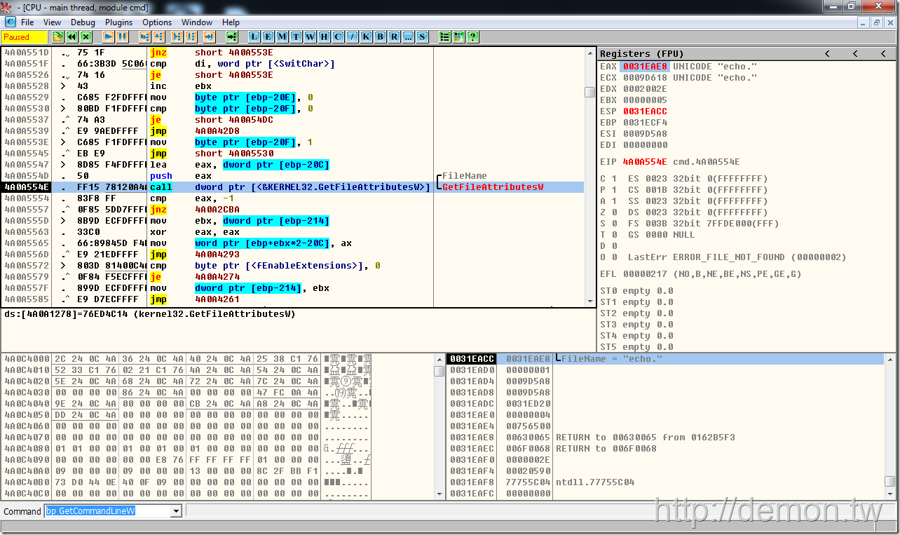 GetFileAttributes GetFileAttributes