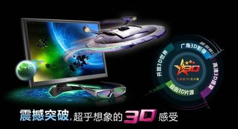 长城3D显示器全面升级  微软系统全兼容