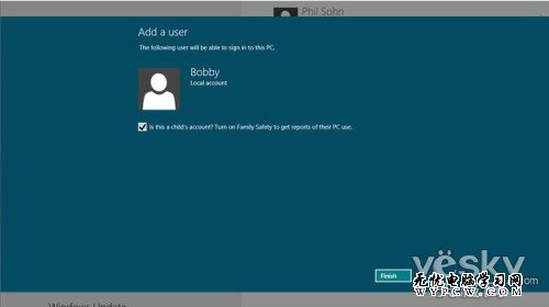 Win8家庭安全 轻松管理儿童上网