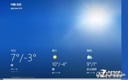 Win8系统技巧之Win8的日历与天气应用