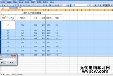 excel设置表格的行高和宽列的方法