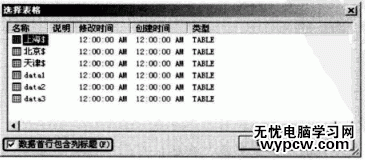 excel2007 写sql语句的教程