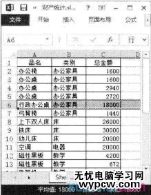 Excel 2013工作表中如何快速移动行列的方法