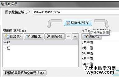 excel2010数据叠加到一条柱子上的方法