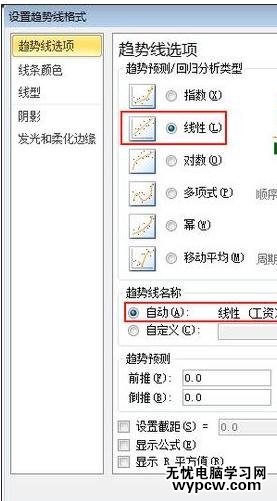 excel2010添加趋势线的方法