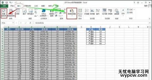 excel2013创建数据透视表教程