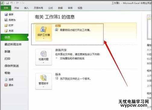 excel2010如何设置密码的方法