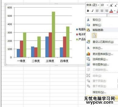 excel2010设置图表背景的教程